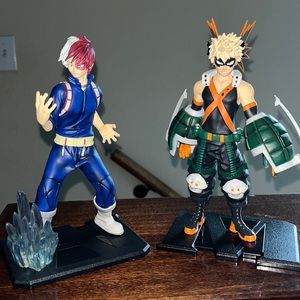 My Hero Academia figures Bakugo & Todoroki
